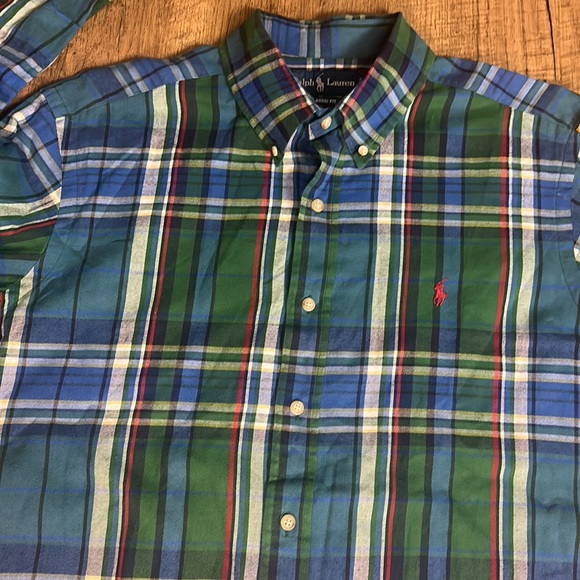 Polo Ralph Lauren button up Flannel classic Fit Men’s size XL - Picture 4 of 14